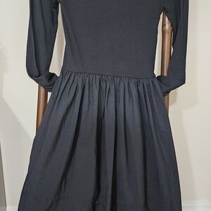 Zara Black Long Sleeve Dress